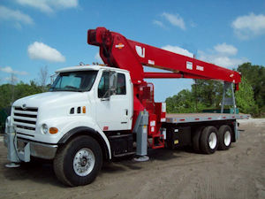 Manitex 30100C Crane on Sterling 7501 Chassis