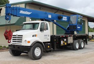 Manitex 38100S Crane on Sterling 7501 Chassis